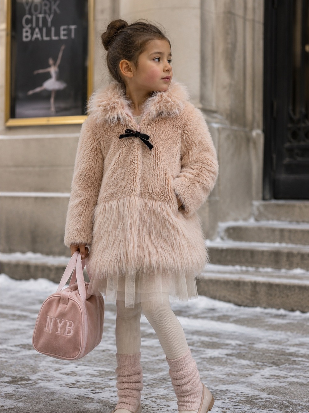 American Widgeon Faux Fur Girls Jacket